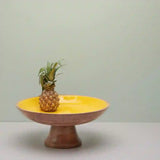 Beautiful Wooden Pedestal Fruit Bowl
