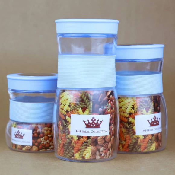 Glass Jars - Pack of 3