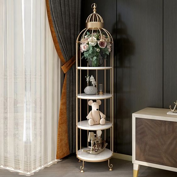 4 Layer Home Decor Cage Rack