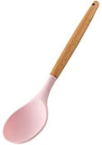 Silicone cookware Spoon with Wooden Handle