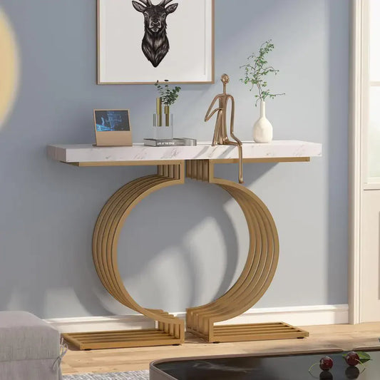 Geometric console Table