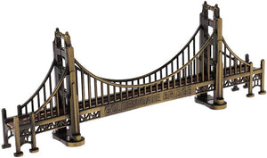 Vintage Metal Golden Gate Bridge Model for Home