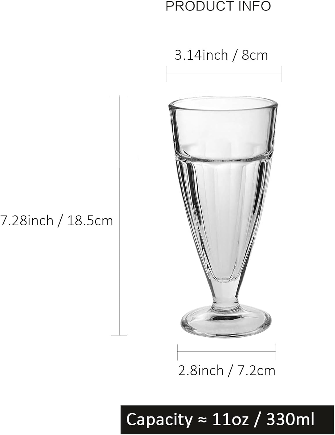 Cocktail Tumbler Glass Set-Pack of 6