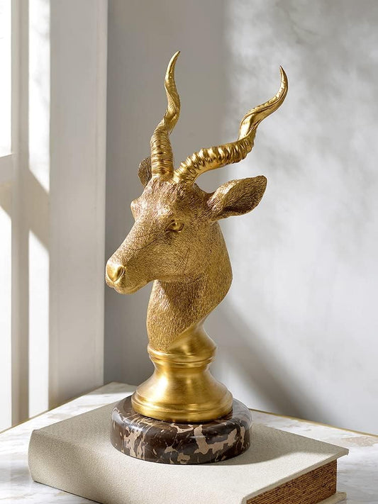 Deer Head Sculpture