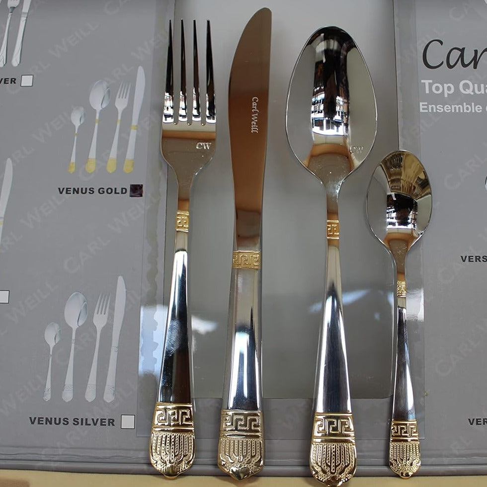 Versace Pattern Cutlery Set (24-PCS)