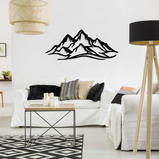 Mountain Metal Wall Decor