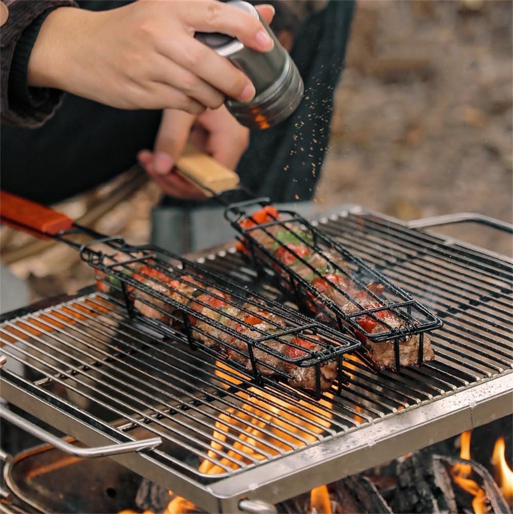 BBQ Roller Grill Basket-Pack of 2