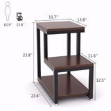 3-Tier Chair Side Table