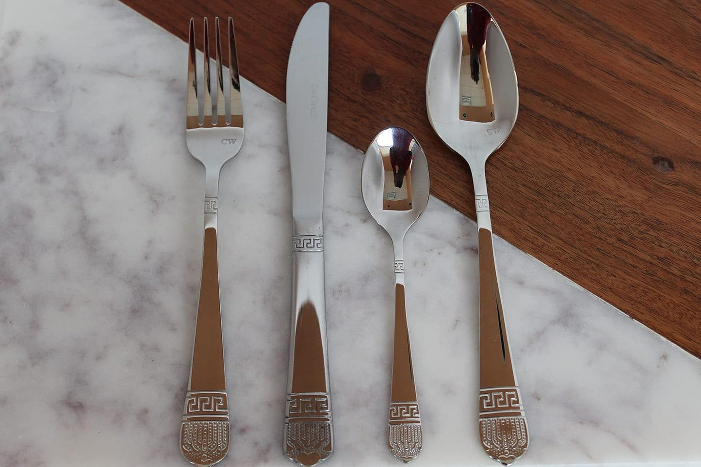 Versace Pattern Cutlery Set (24-PCS)