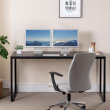 Black Frame Office Desk
