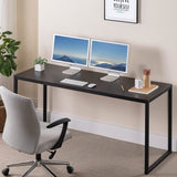 Black Frame Office Desk