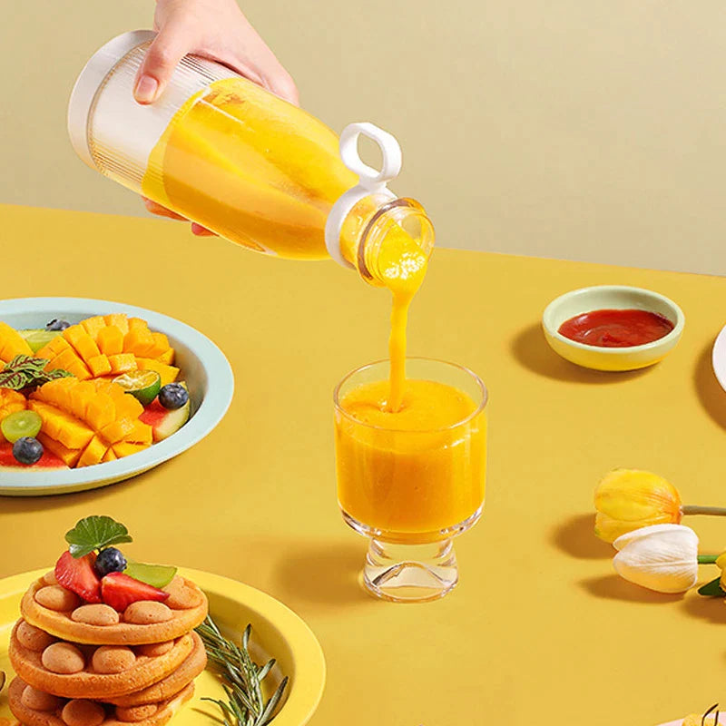 Portable Wireless Rechargeable Electric Fruit Blending Juicer