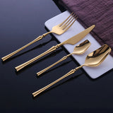 Golden Cutlery Dinnerware-24 Pcs