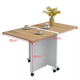 Wooden Multipurpose Movable Foldable Desk Table