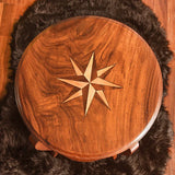Shisham Wood Compass Table