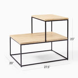 Double-Layer Sofa Side Table