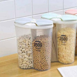 Food Container High Quality 2 Partition- 2500ML