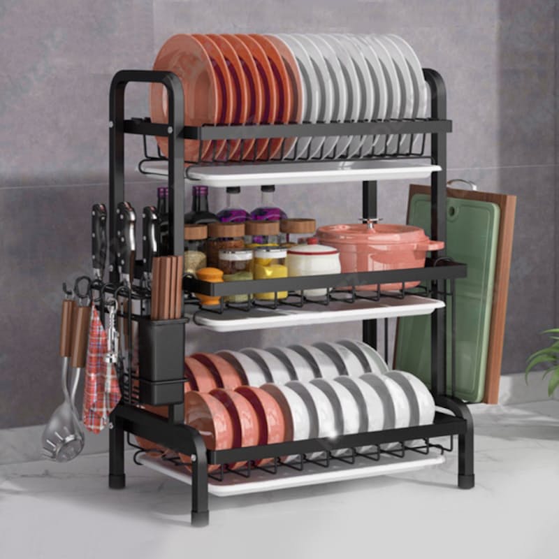 Stainless Steel 3 Tier Dish Rack 