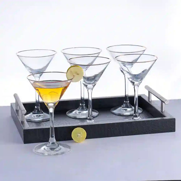 Classic Gold Nordic Style 6 Pieces Glass Set