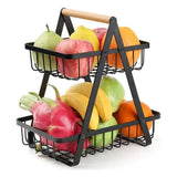 Metal Fruit Basket (2 Tier)