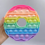 Pop It Fidget Toy - Rainbow Colour