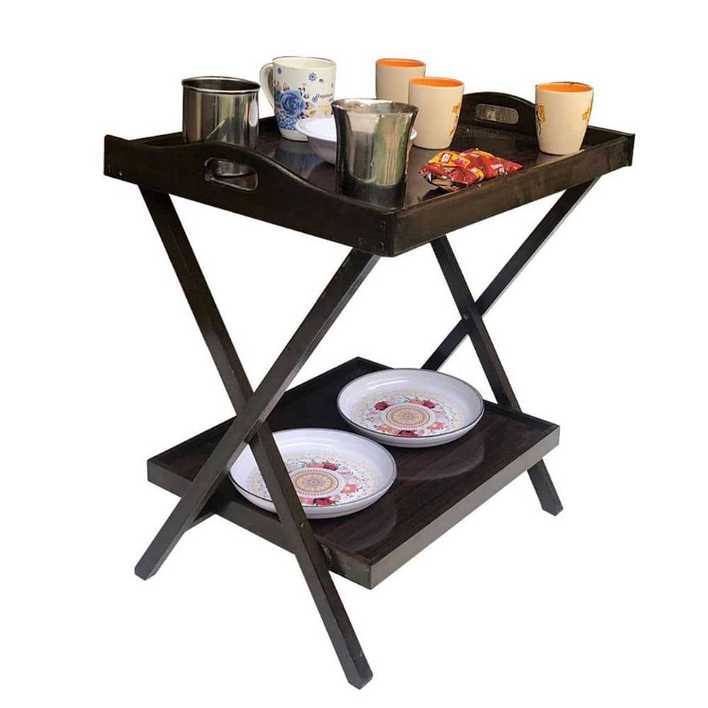 Dark Brown Folding Table