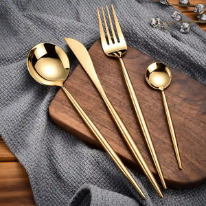 Pure Golden Dinnerware Cutlery Set