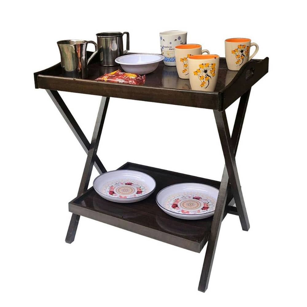 Dark Brown Folding Table