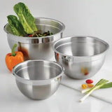 5 Pieces Stainless Steel Salad Bowls with Lids