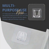 Double-Sided Adhesive Wall Hooks - Pack Of 10