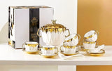 Luxury Golden 21pcs Tea Set