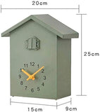 Modern Cuckoo Clock with Cuckoo Call or Natural Bird Voices