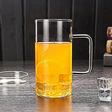High Quality Crystal Clear Glass Mug-Pack Of 4