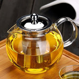 Heat Resistant Glass Teapot with Removable Infuser-1200 ML