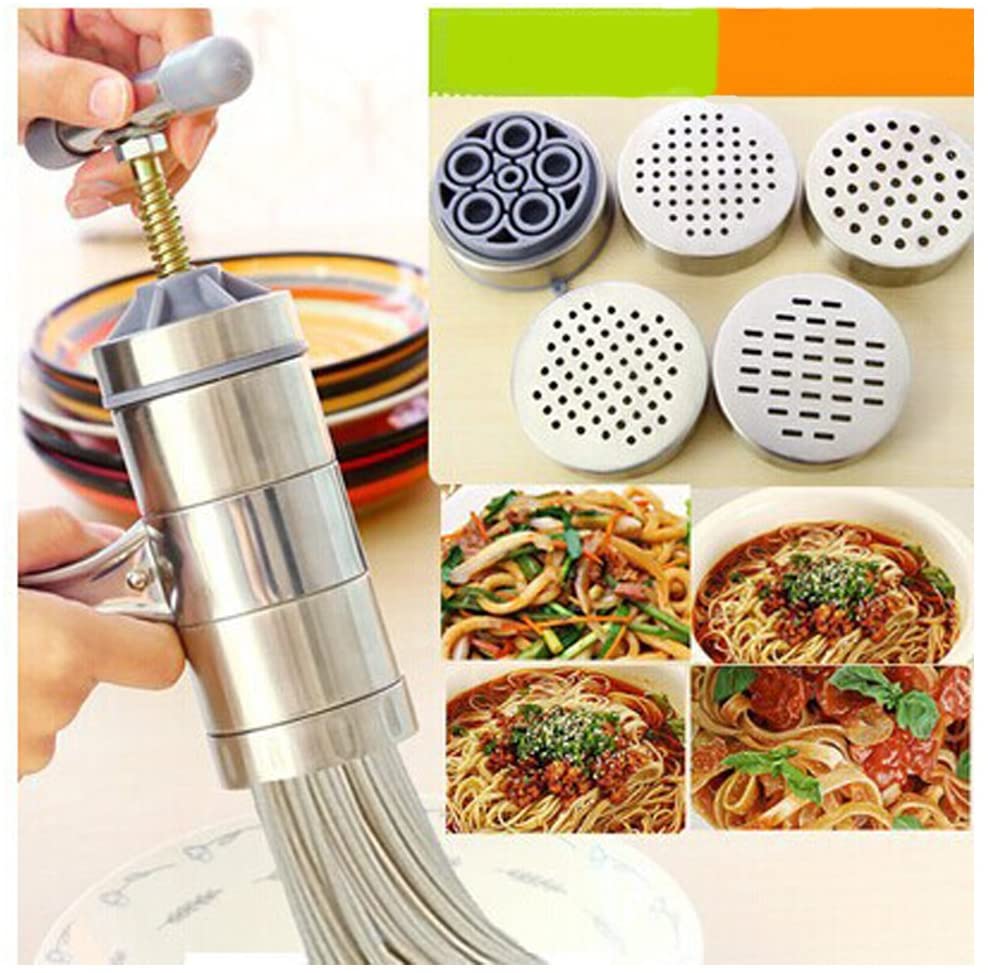 Stainless Steel Noodle Pasta Maker Machine 4 in 1