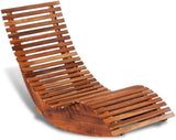 Wooden Recliner Rocker Chair Seat