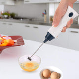 Rechargeable Eggbeater Handheld Stainless Milk Frother