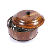 Brass Work Hot Pot With Stainless Steel Container