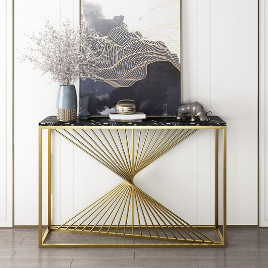 Modern Golden Console Table