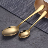 Gold Stainless Steel Cutlery Set-24pcs