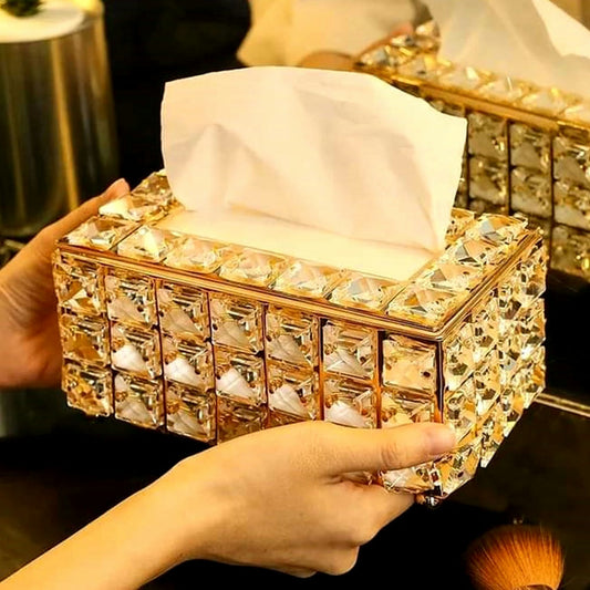 Crystal Facial Tissue Box