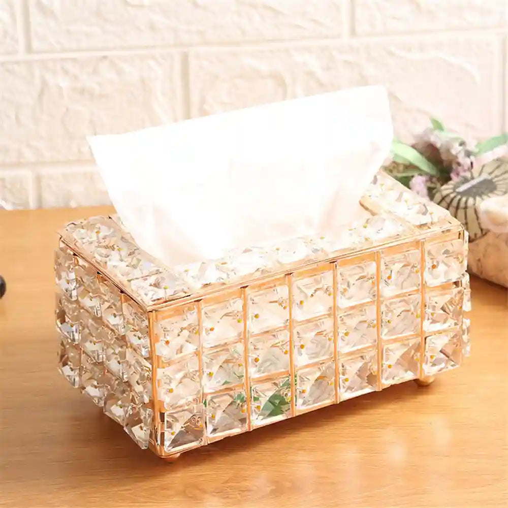 Crystal Facial Tissue Box