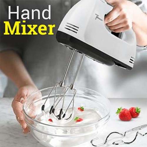 Super Electric Hand Mixer Beater – Scarlet