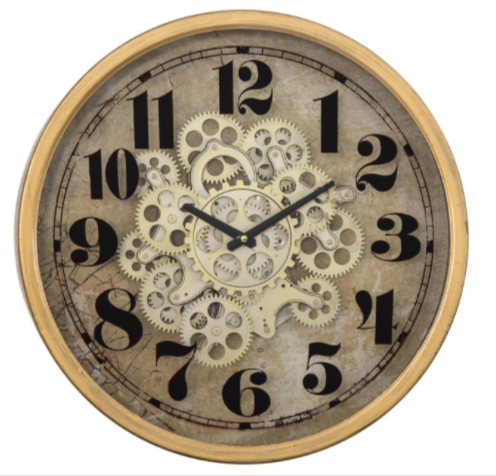 Skeleton Gears Wall Clock