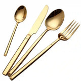 Gold Cutlery Set- 24 Pcs