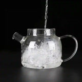 Glass Kettle Teapot Set 6 Pcs