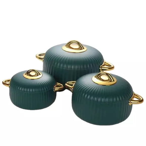 Elegant Luxury Insulated Hot Pots (Set of 3)