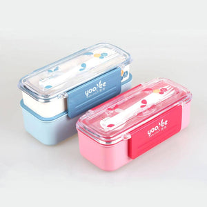Bento Double-layer Lunch Box (Pack of 2)