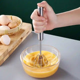 Pushy Whisk Egg Beater Mixer Blender Kitchen Tool