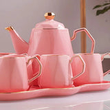 Ceramic British Tea Set - 8pcs